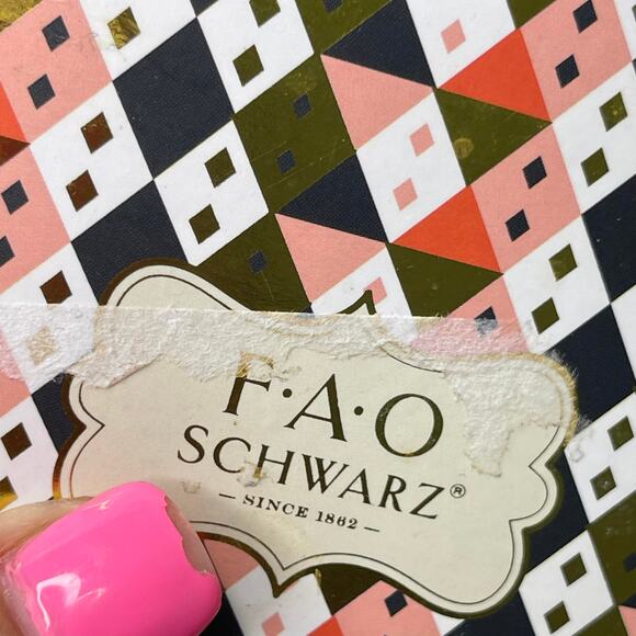 FAO Schwartz set of two necklaces gold tone daughter mother cross pendant jewelr - Picture 10 of 15